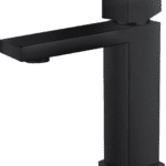 Black Single Handle Straight Faucet