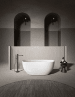 Free Standing Bathtub 60_ curved edge