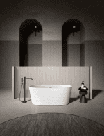 Freestanding Bathtub 60_ Sharp Edge