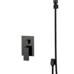 Matte Black Square Shower Set