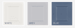 MDF Vanities White/Grey/Blue - Image 2