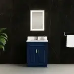 JN 30" Solid Wood Vanity – Two Doors – Image 2