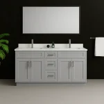 60'' Solid Wood - Single Sink