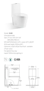 JN T2140 One-Piece Toilet - Image 3