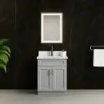 JN 30" Solid Wood Vanity – Two Doors – Image 3