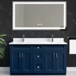 72'' Solid Wood - Double Sink