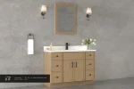 Simple solid wood vanity, 48" / 54" / 60" - Image 2
