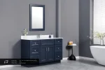 Simple solid wood vanity, 48" / 54" / 60"