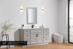 Simple solid wood vanity, 48" / 54" / 60" - Image 4