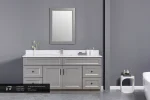 72″ Single Solid Wood Vanity - Image 4